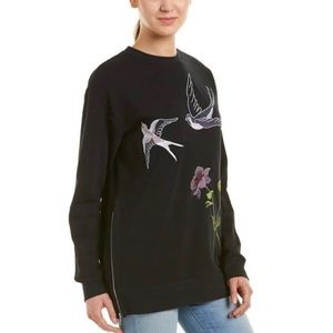 EI8HT DREAMS EMBROIDERED SWEATSHIRT TUNIC Small